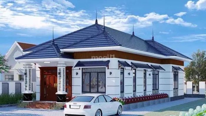Độ dốc của mái ngói.
