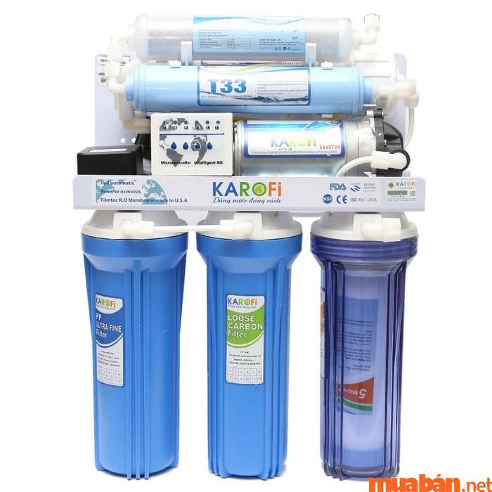 Sơ đồ hệ thống lọc nước máy
