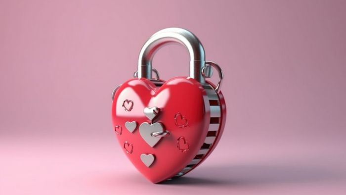 Hình ảnh khóa tình yêu – Khóa chặt trái tim, giữ mãi tình yêu