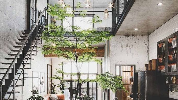 Nhà gác lửng 2 phòng ngủ diện tích 5x20