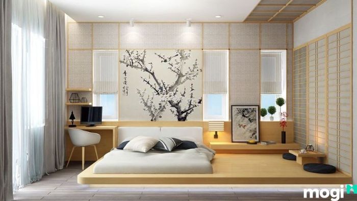 Phong cách phòng ngủ kiểu Nhật
