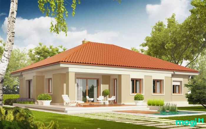 nhà cấp 4 mái Nhật
