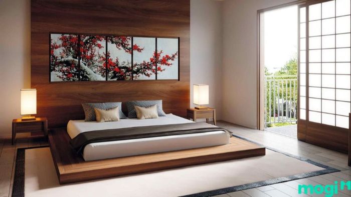 Phòng ngủ kiểu Nhật luôn mang đến không gian nghỉ ngơi thư giãn, đầy đủ tiện nghi nhưng vẫn rất nhẹ nhàng.