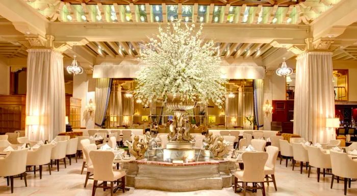 The Drake, a Hilton Hotel, will be screening royal-themed films in its elegant Palm Court tea room.