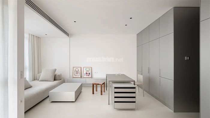 Phòng khách nhà cấp 4 phong cách tối giản, mẫu 2