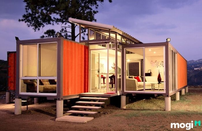 Ngôi Nhà Container Hai Cái 40ft tại San Jose, Costa Rica