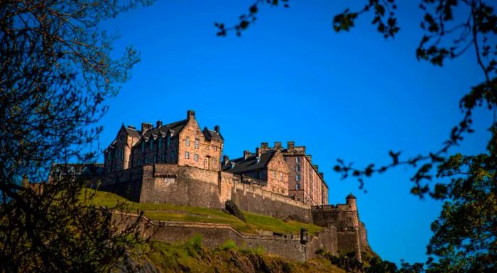 Edinburgh Castle is home to the Honours of Scotland, Britain’s oldest crown jewels.