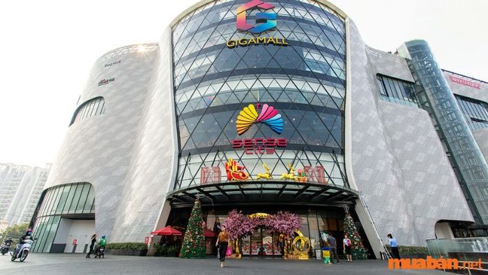 Cấu trúc độc đáo của Trung Tâm Thương Mại Gigamall Thủ Đức