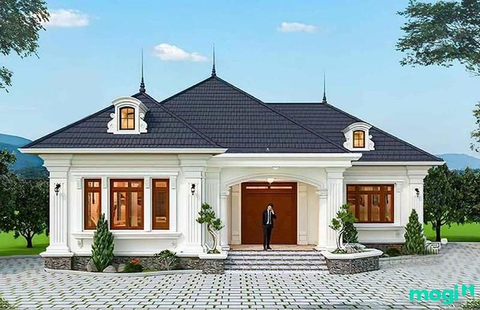 Nhà cấp 4 mái Nhật, kiểu dáng truyền thống nhưng hiện đại