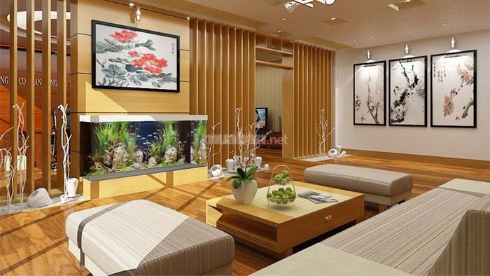Chọn vật liệu trang trí phù hợp cho không gian phòng khách nhà cấp 4