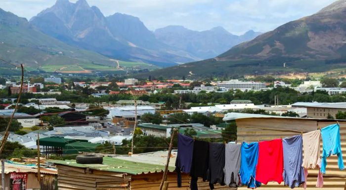 Enkanini is the largest informal settlement in Cape Town.