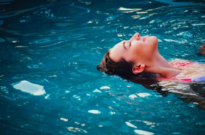 Bathing is another wonderful way to relax and de-stress.