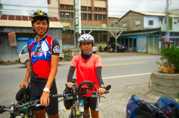 Taiwan’s Route No. 1 draws cyclists from all age groups.