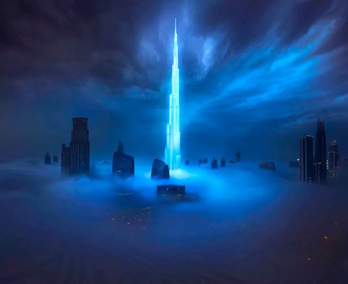 Baber Afzal, photographer and visual artist, brings a unique perspective to Dubai with his ethereal images. One such work, 'Luminous' (2016), was a collaboration with Michal Klimczak.