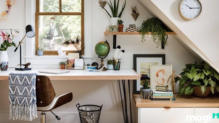 mẹo trang trí bàn học