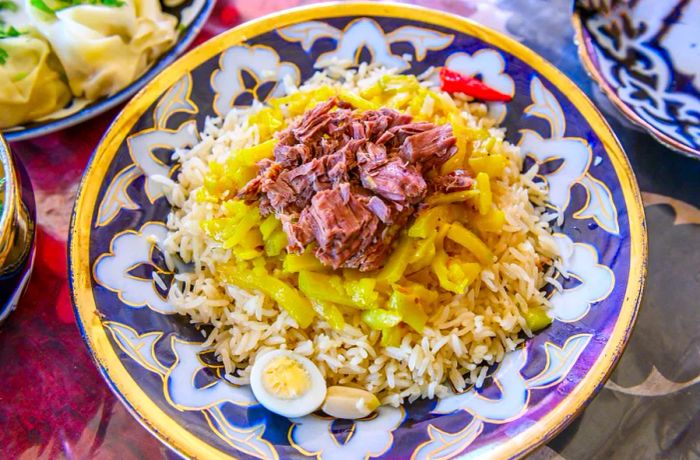 Plov, the national dish of Uzbekistan, is a versatile dish prepared in countless variations.