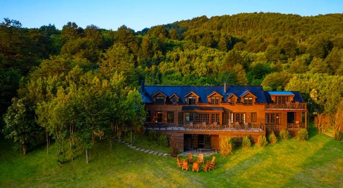 Nestled on 35 acres in northern Patagonia, the Rio Palena Lodge offers a remote retreat in the heart of nature.