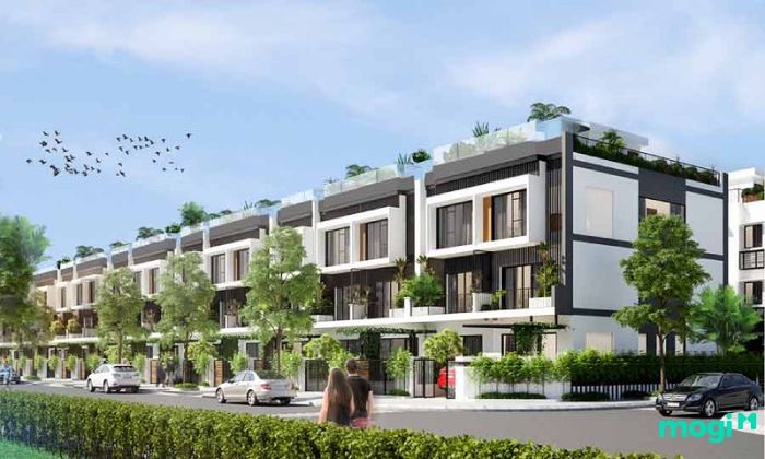 Nhà liền kề phong cách hiện đại mẫu 4