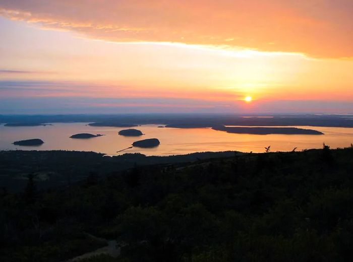 Summer in Acadia National Park, Maine, is a beautiful sight to behold.