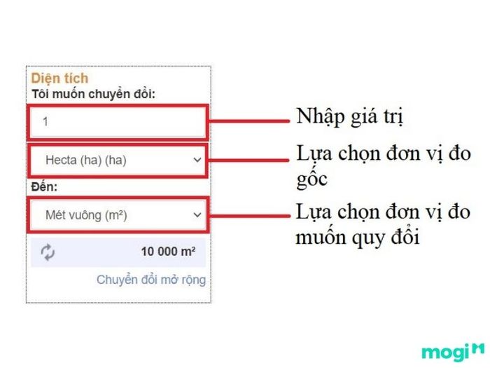 1 hecta bằng bao nhiêu m2
