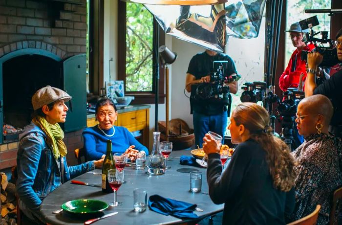 In 2018, Chiang was thrilled to join a group of Bay Area chefs at Alice Waters’ home for a meal and a lively discussion.