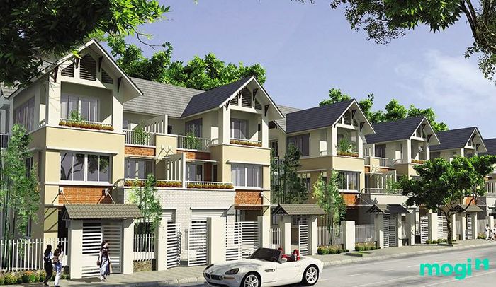 Nhà liền kề với thiết kế hiện đại, sang trọng