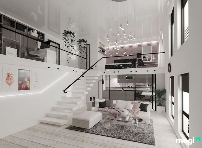 Căn hộ Duplex là thiết kế căn hộ thông tầng kết nối giữa các tầng