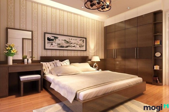 Vị trí đặt bàn trang điểm có vai trò rất quan trọng trong việc sắp xếp không gian phòng ngủ.