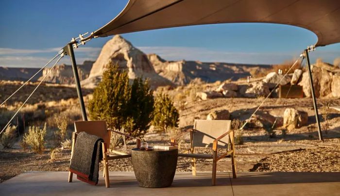 Camp Sarika by Amangiri is set to open in the Utah desert in July 2020.