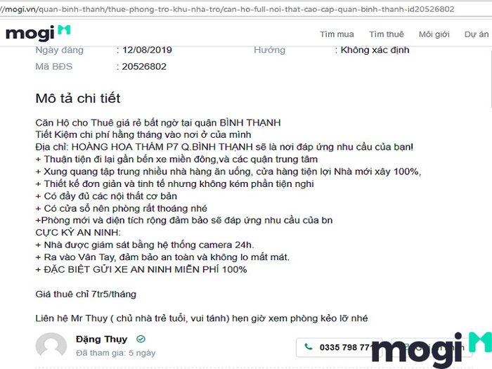 web đăng tin cho thuê nhà