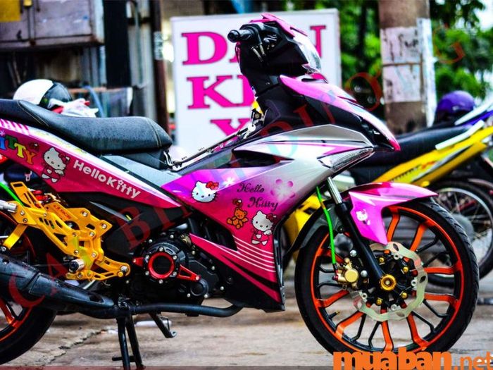 Sirius độ Hello Kitty phiên bản cá tính và mạnh mẽ