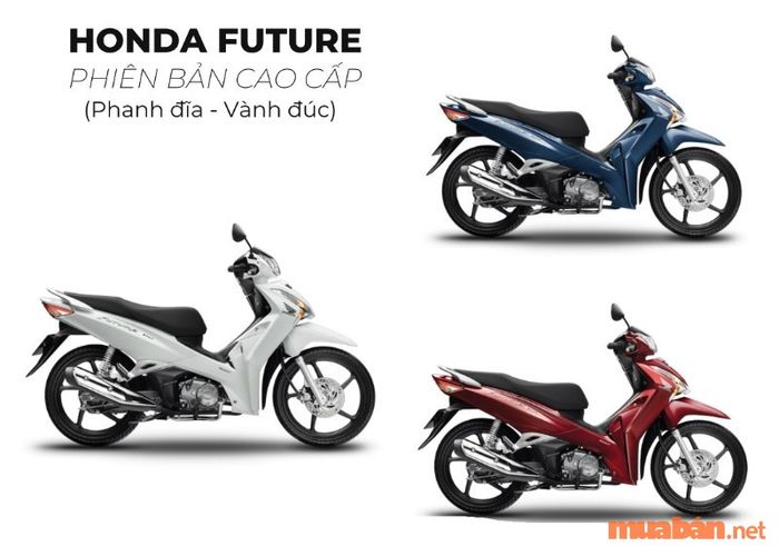 Phiên bản Cao cấp của xe Honda Future 2023, mang đến những lựa chọn màu sắc phong phú và sang trọng.
