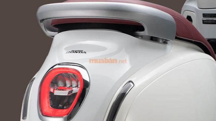 Đuôi xe thiết kế bo tròn mềm mại