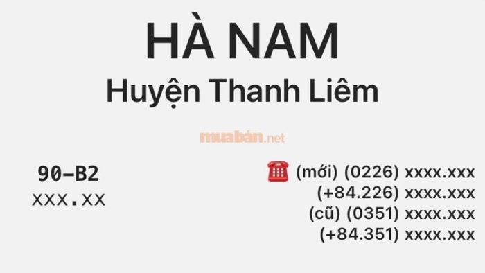 Chọn biểu tượng chứa số và chữ của tỉnh thành bạn muốn tìm