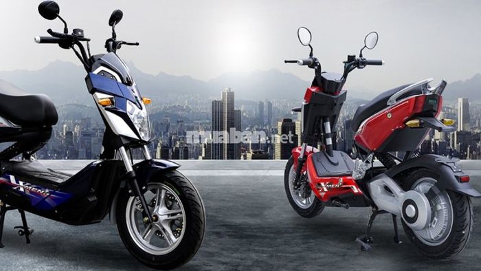 Xe điện Pega X-men+ – phiên bản màu đỏ và xanh dương