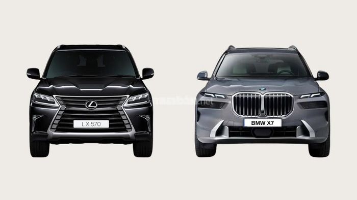 So sánh Lexus LX570 và BMW X7