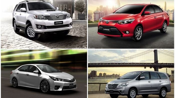 Giá xe Toyota