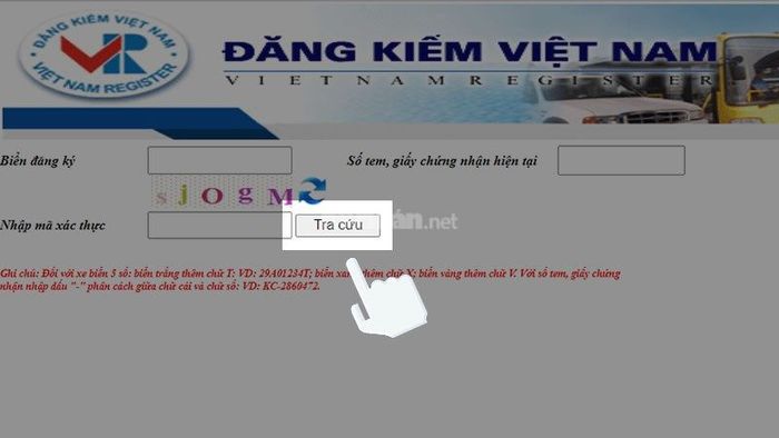 1. Tra cứu qua website