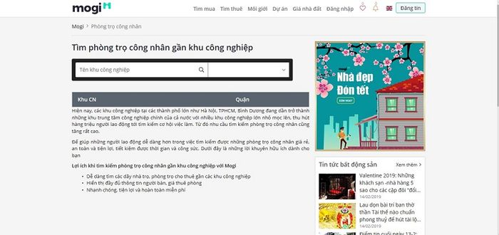 Lựa chọn thuê phòng trọ công nhân