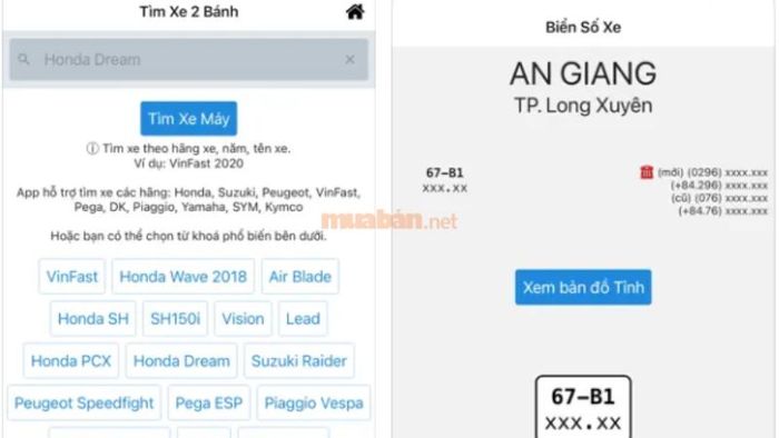 Ứng dụng 'Biển Số Xe' có sẵn trên App Store