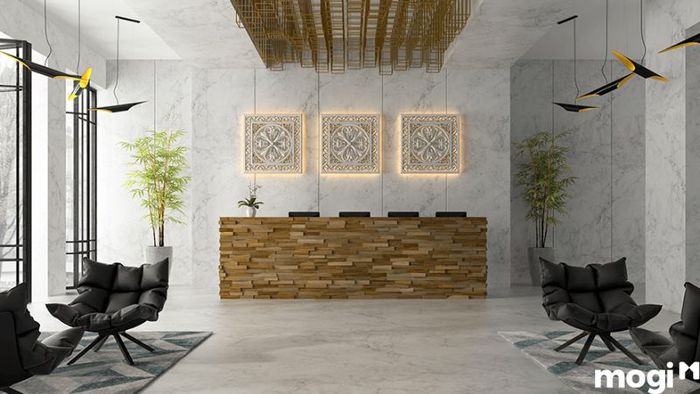 Sảnh spa và khu vực lễ tân