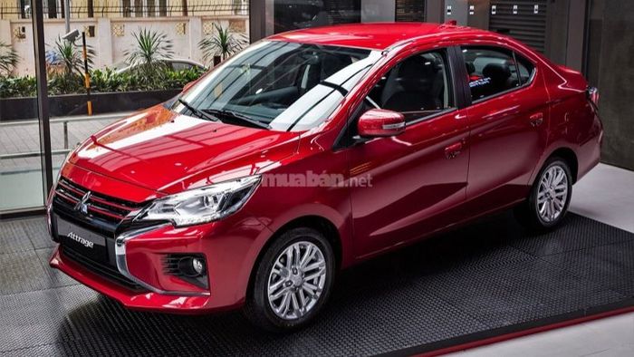Mitsubishi Attrage có mức giá hấp dẫn, thấp hơn so với nhiều mẫu xe cùng phân khúc hạng B.