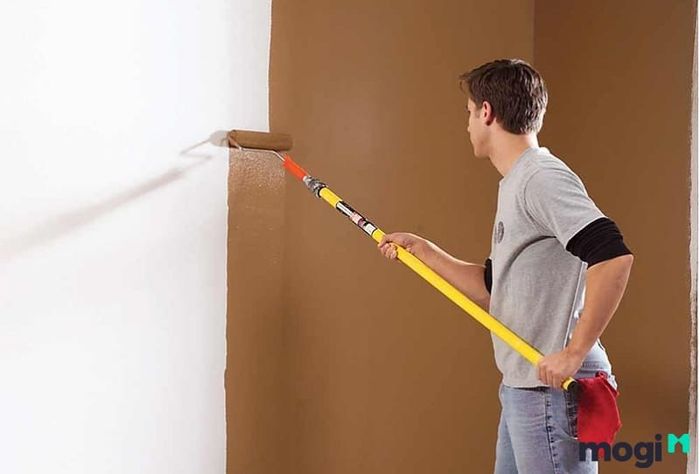 Cách tính lượng sơn cho tường ngoài trời