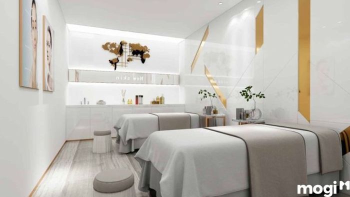 Thiết kế nội thất spa theo phong cách tối giản