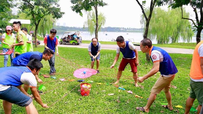 Không gian rộng rãi và thoáng mát là lựa chọn hoàn hảo để tổ chức các hoạt động cho đội nhóm