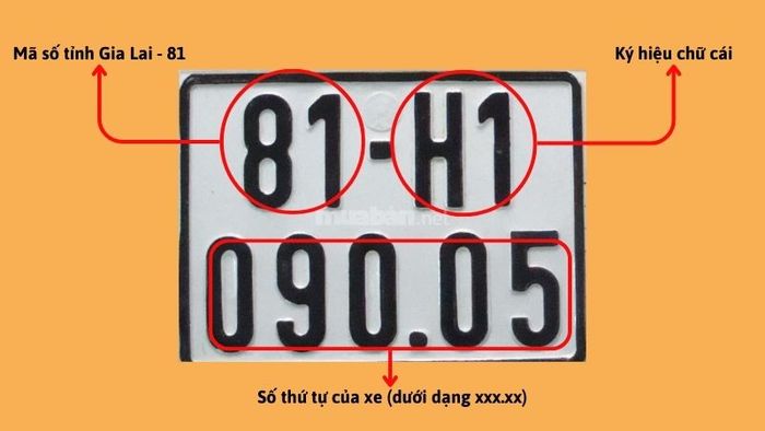 Biển số xe Gia Lai theo quy định của pháp luật hiện hành