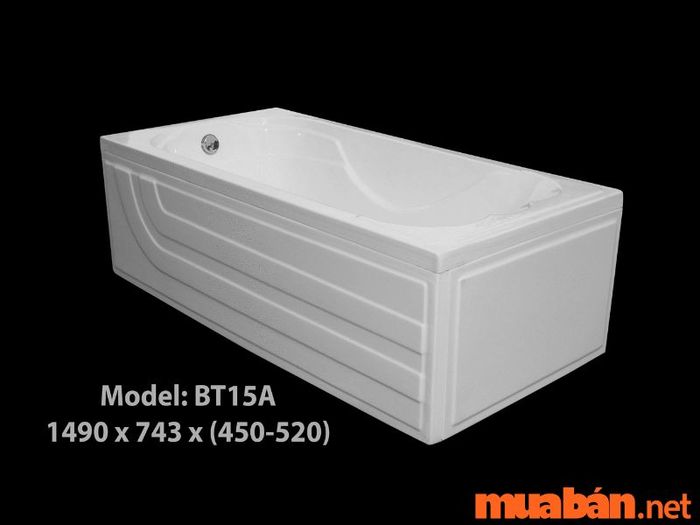 Bồn tắm nhựa giá rẻ nhưng vẫn đảm bảo chất lượng