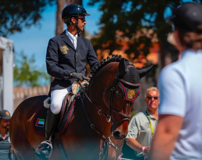 Al Marzouqi has been immersed in the world of horses from a young age, growing up in the saddle.