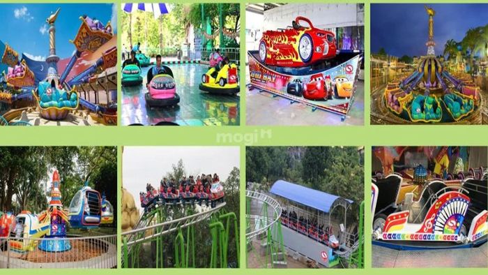 Trẻ em sẽ có cơ hội thỏa sức vui chơi và giải trí tại khu vui chơi thiếu nhi trong Thảo Cầm Viên, nơi có nhiều trò chơi hấp dẫn và an toàn.