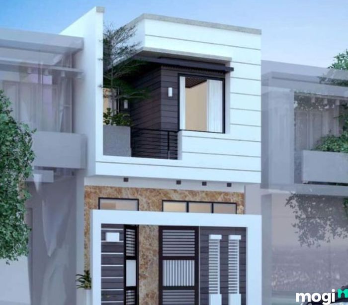 Nhà ống 2 tầng với mặt tiền 6m, tối ưu hóa không gian sống.